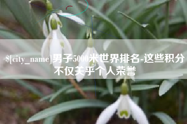 韶关男子5000米世界排名-这些积分不仅关乎个人荣誉