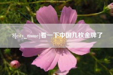 韶关看一下中国几枚金牌了