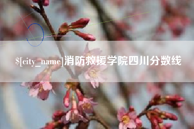 韶关消防救援学院四川分数线
