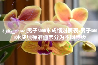 韶关男子5000米成绩对照表-男子5000米成绩标准通常分为不同等级