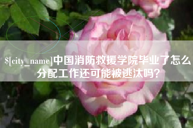 韶关中国消防救援学院毕业了怎么分配工作还可能被逃汰吗？