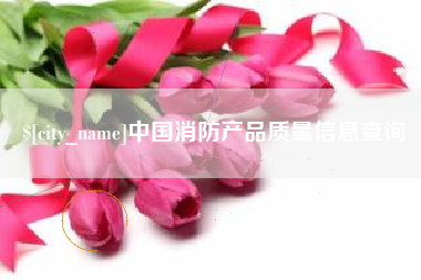 韶关中国消防产品质量信息查询