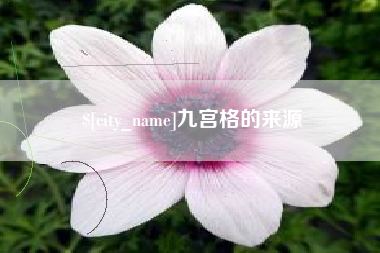 韶关九宫格的来源