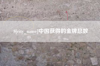 韶关中国获得的金牌总数