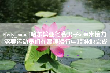 韶关哈尔滨亚冬会男子5000米接力-需要运动员们在高速滑行中精准地完成