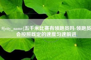 韶关五千米比赛有领跑员吗-领跑员会按照既定的速度匀速前进