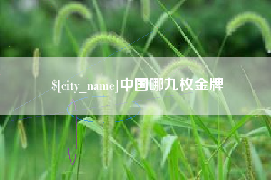 韶关中国哪九枚金牌