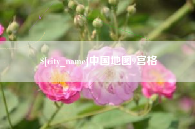 韶关中国地图9宫格