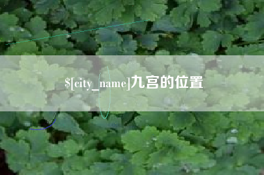 韶关九宫的位置