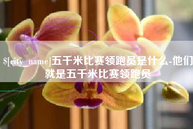 韶关五千米比赛领跑员是什么-他们就是五千米比赛领跑员