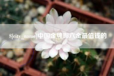 韶关中国金牌哪六金最值钱的