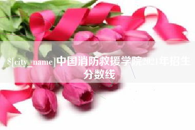韶关中国消防救援学院2021年招生分数线