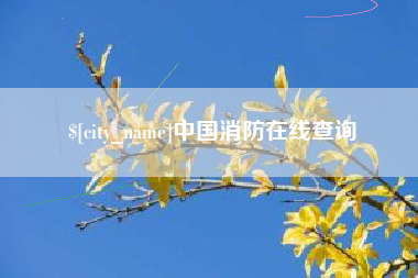 韶关中国消防在线查询