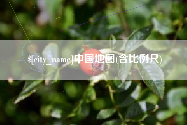 韶关中国地图(含比例尺)