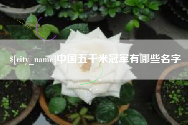 韶关中国五千米冠军有哪些名字